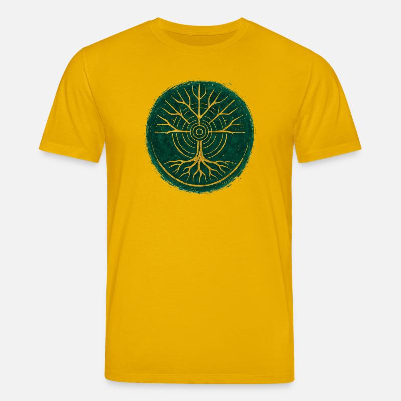 Baum des Lebens – Gaia - Stanley/Stella Unisex Bio-T-Shirt CREATOR  - Spektralgelb