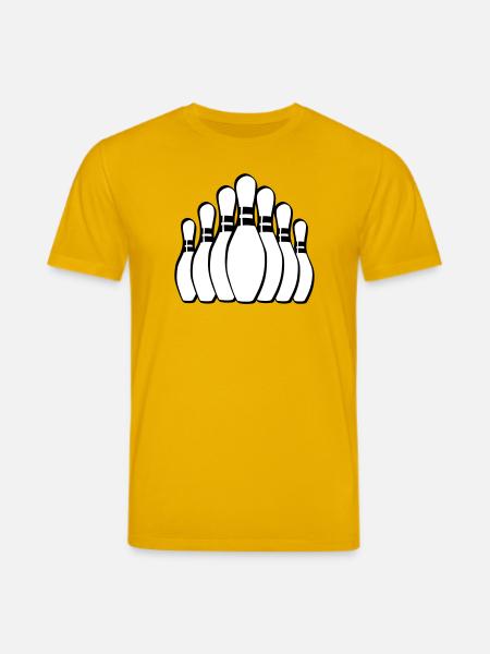 Skittles Bowling Pins Skittles - Stanley/Stella CREATOR Unisex Organic T-Shirt - spectra yellow