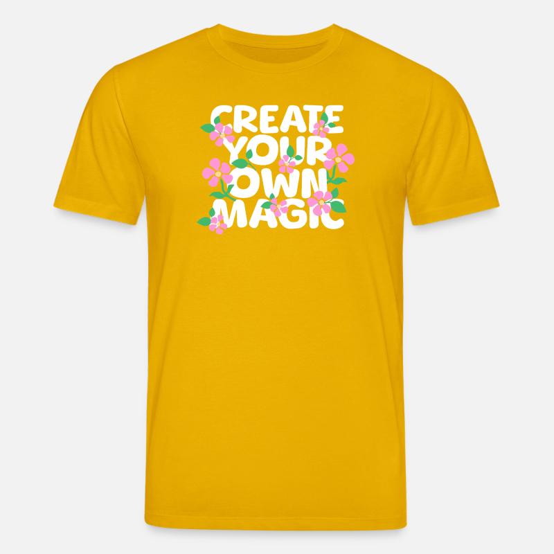 Erschaffe deine eigene Magie - Stanley/Stella Unisex Bio-T-Shirt CREATOR  - Spektralgelb