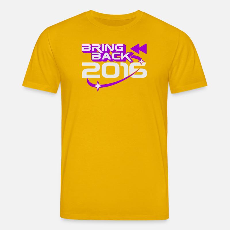 Bring 2016 Throwback Internet-Nostalgie zurück - Stanley/Stella Unisex Bio-T-Shirt CREATOR  - Spektralgelb