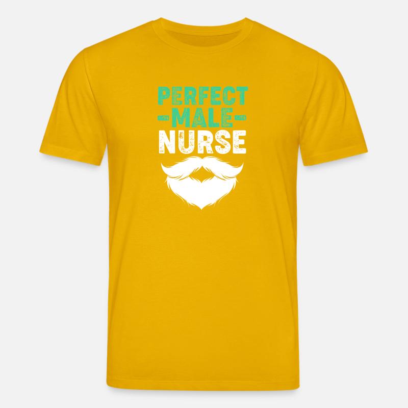 Pfleger Krankenhaus Krankenpfleger Geschenk - Stanley/Stella Unisex Bio-T-Shirt CREATOR  - Spektralgelb