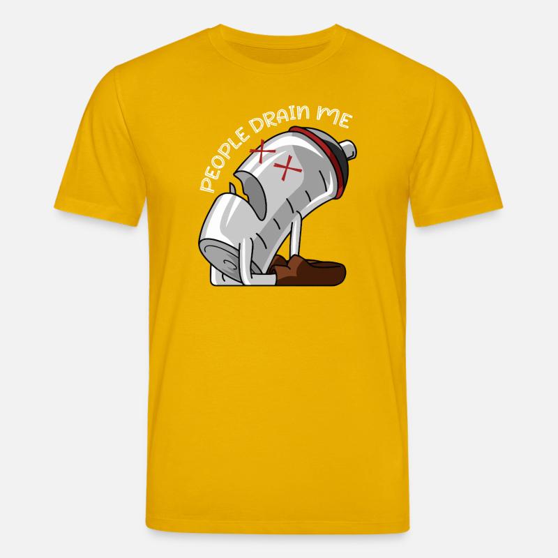 Introverti - Design drôle d’introverti - Sarcastic Sar - T-shirt bio CREATOR Stanley/Stella Unisexe - jaune spectre