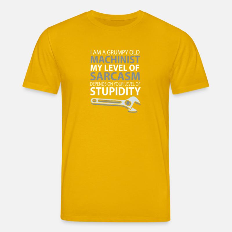 Locksmith Mechanic Mechanical Engineering CNC - Stanley/Stella CREATOR Unisex Organic T-Shirt - spectra yellow