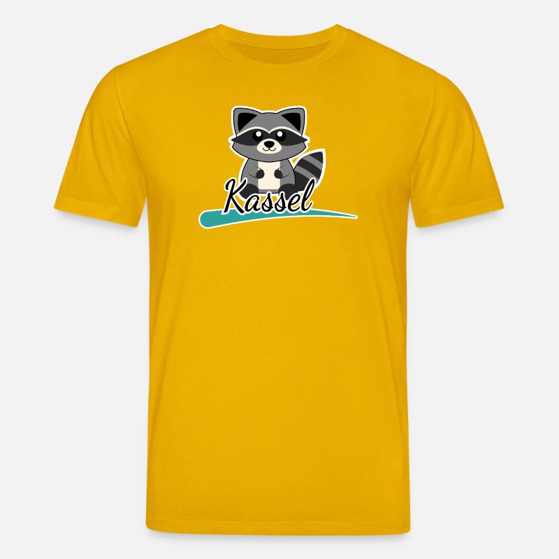 Kassel Waschbär - Stanley/Stella Unisex Bio-T-Shirt CREATOR  - Spektralgelb