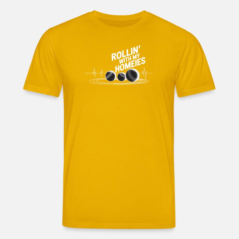 Boccia King Passion de Précision - T-shirt bio CREATOR Stanley/Stella Unisexe - jaune spectre