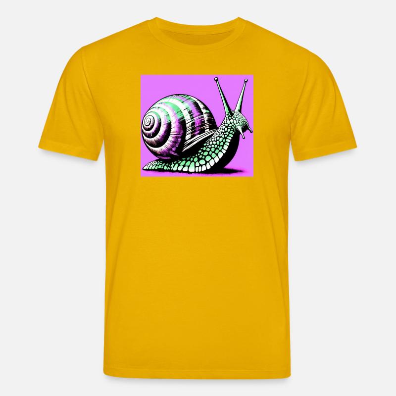 Escargot - T-shirt bio CREATOR Stanley/Stella Unisexe - jaune spectre