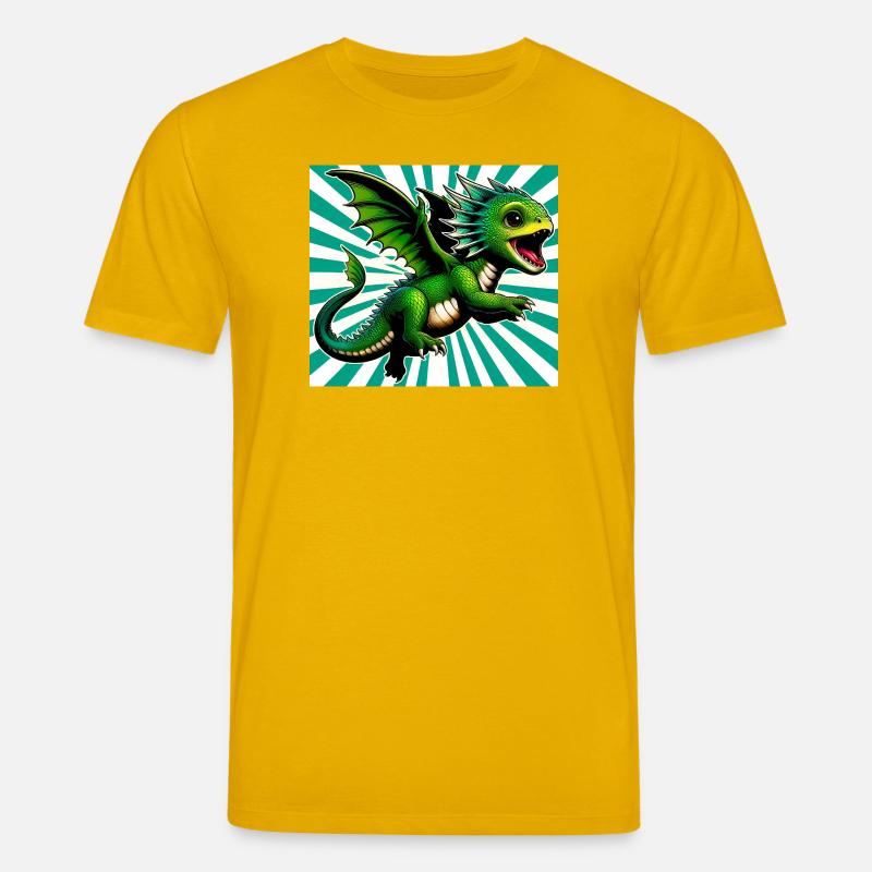 Drache - Stanley/Stella Unisex Bio-T-Shirt CREATOR  - Spektralgelb
