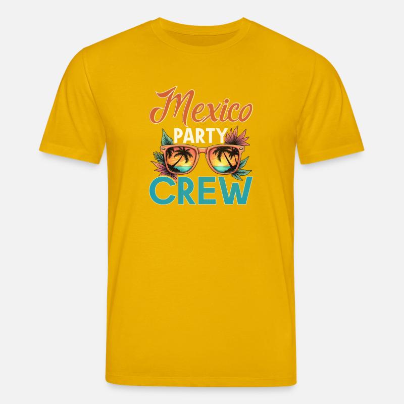 Mexiko Crew - Stanley/Stella Unisex Bio-T-Shirt CREATOR  - Spektralgelb
