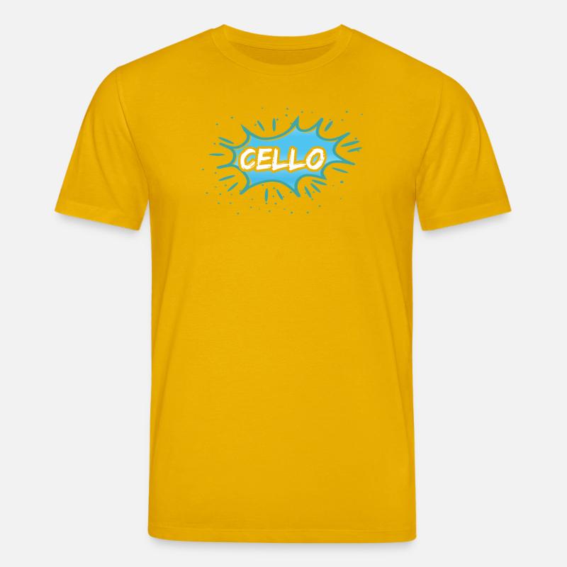 Geschenk Cello - Stanley/Stella Unisex Bio-T-Shirt CREATOR - Spektralgelb