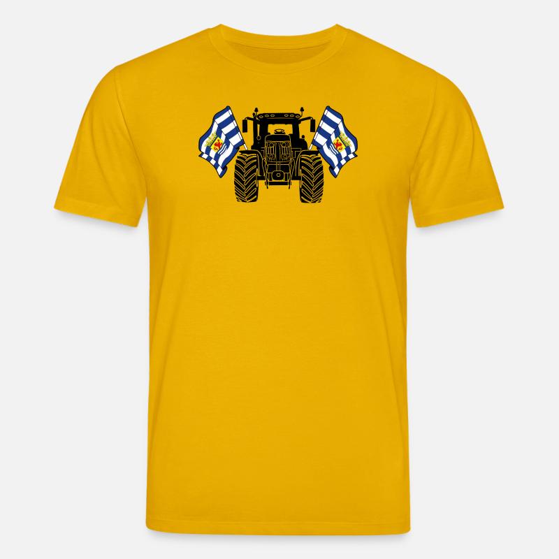 Zeeland_Tractor_Pride - Stanley/Stella Unisex Bio-T-Shirt CREATOR - Spektralgelb