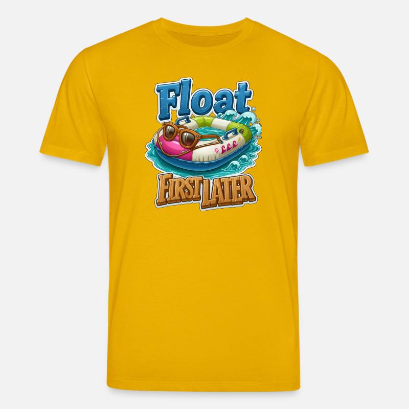 Float First, Later - Stanley/Stella CREATOR Unisex Organic T-Shirt - spectra yellow