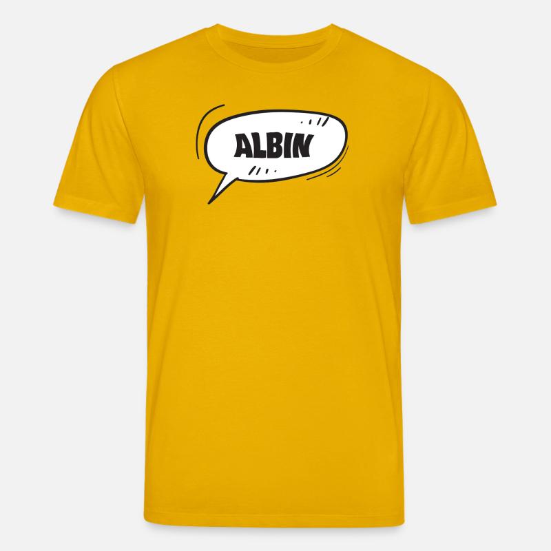 Albin - T-shirt bio CREATOR Stanley/Stella Unisexe - jaune spectre