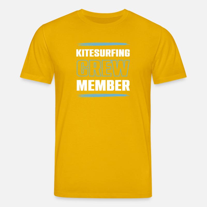 Équipe de kitesurf - T-shirt bio CREATOR Stanley/Stella Unisexe - jaune spectre