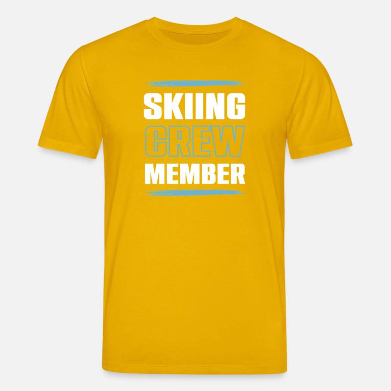 Équipe de ski - T-shirt bio CREATOR Stanley/Stella Unisexe - jaune spectre