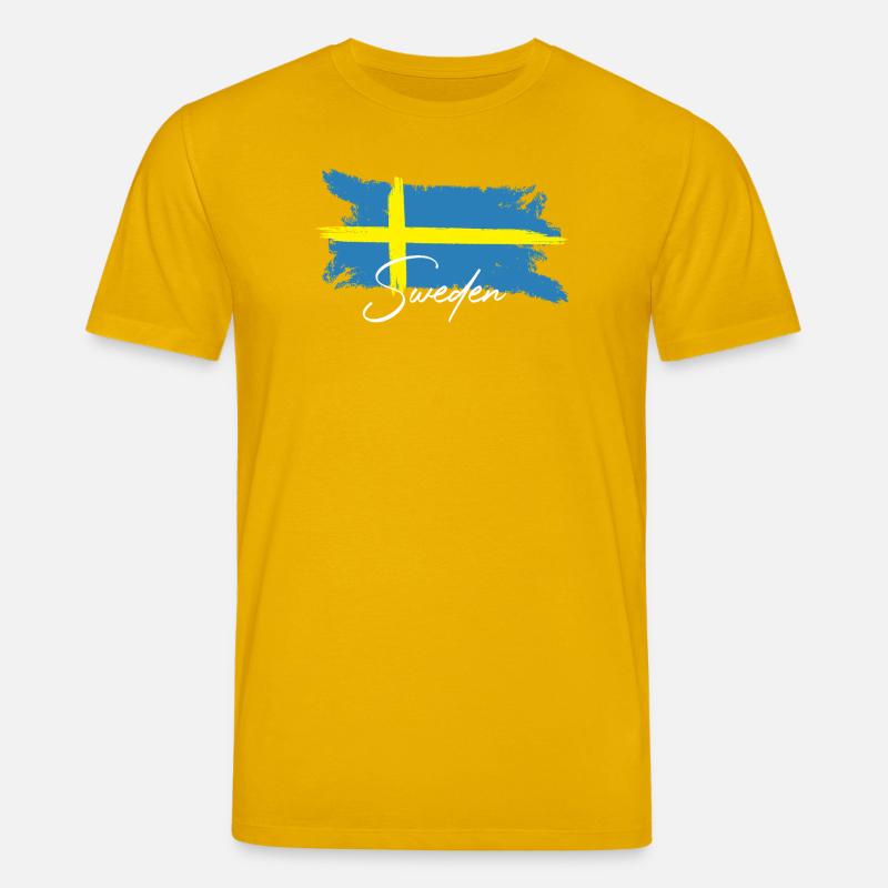 Suède, Scandinavie - T-shirt bio CREATOR Stanley/Stella Unisexe - jaune spectre
