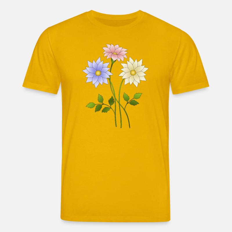 Blumen - Stanley/Stella Unisex Bio-T-Shirt CREATOR  - Spektralgelb