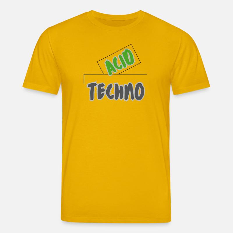 Acid Techno - Stanley/Stella Unisex Bio-T-Shirt CREATOR - Spektralgelb