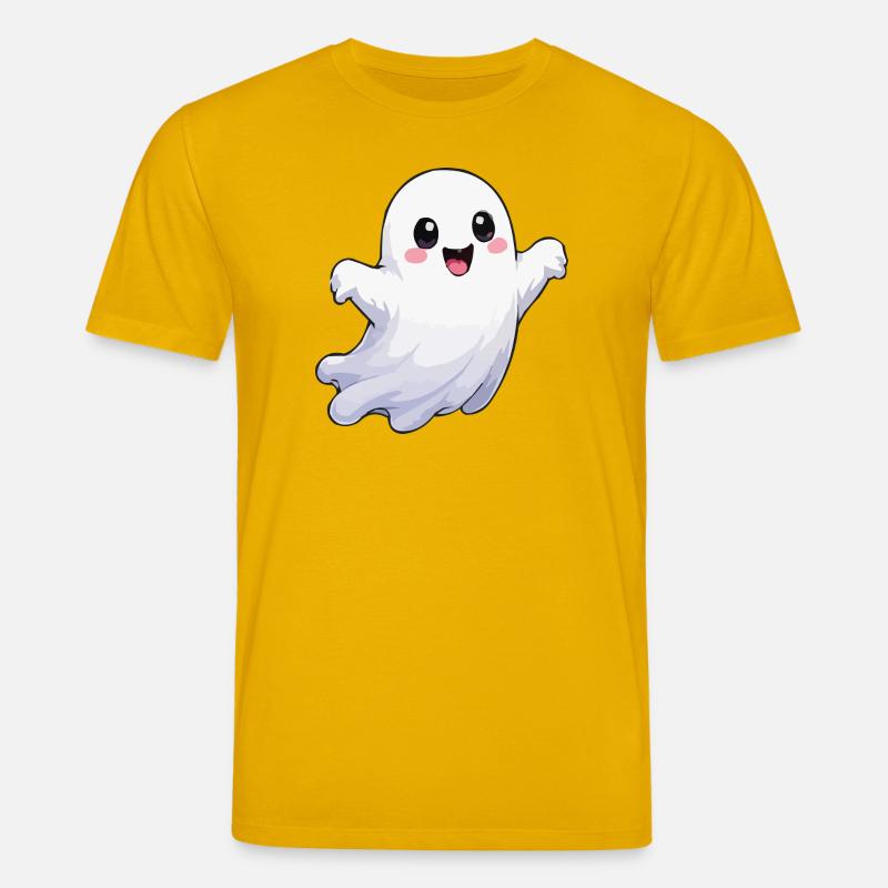 Ghost Comic Fun - Stanley/Stella CREATOR Unisex Organic T-Shirt - spectra yellow