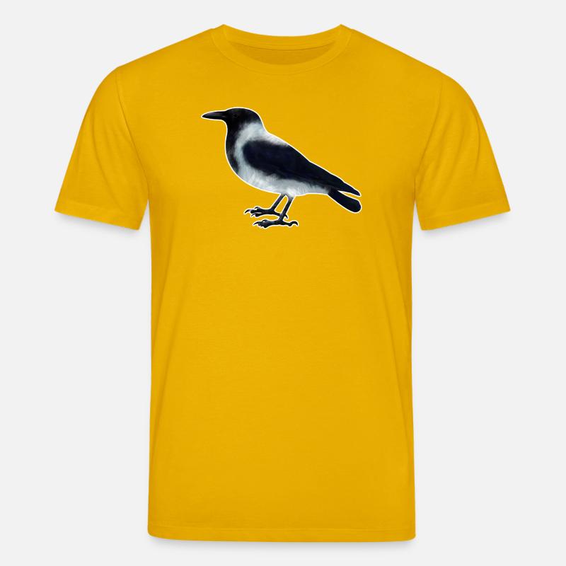 Nebelkrähe.1 - Stanley/Stella Unisex Bio-T-Shirt CREATOR - Spektralgelb