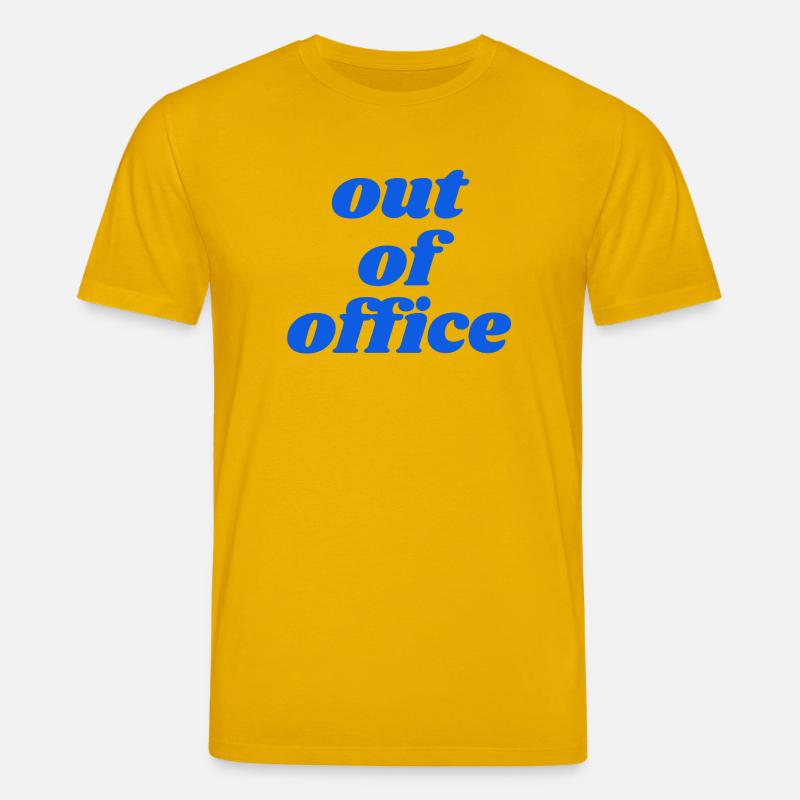Absent du bureau - T-shirt bio CREATOR Stanley/Stella Unisexe - jaune spectre
