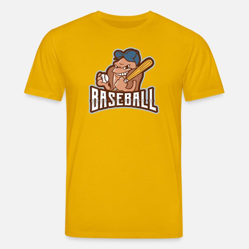 Rogue Batter Baseball-Maskottchen - Stanley/Stella Unisex Bio-T-Shirt CREATOR  - Spektralgelb