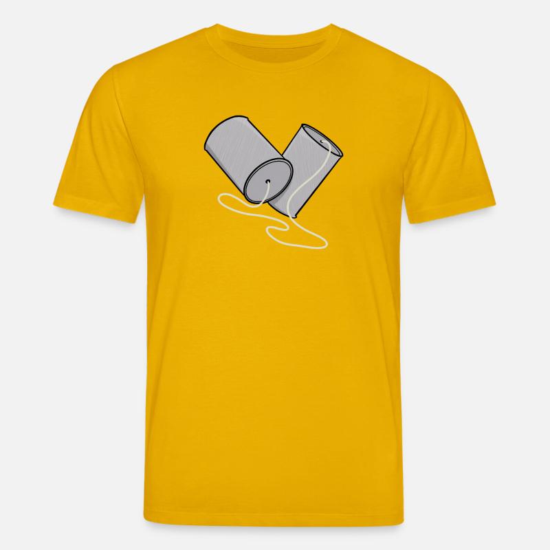 Blechdosen-Handy-Nostalgie - Stanley/Stella Unisex Bio-T-Shirt CREATOR  - Spektralgelb