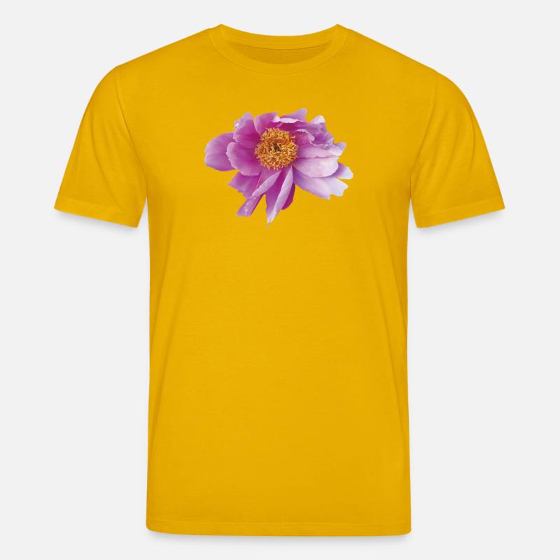Peony_Dancing_in_Wind - T-shirt bio CREATOR Stanley/Stella Unisexe - jaune spectre