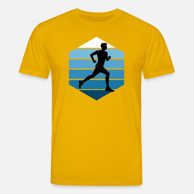 Geschenkidee für einen Running mit Running - Stanley/Stella Unisex Bio-T-Shirt CREATOR  - Spektralgelb