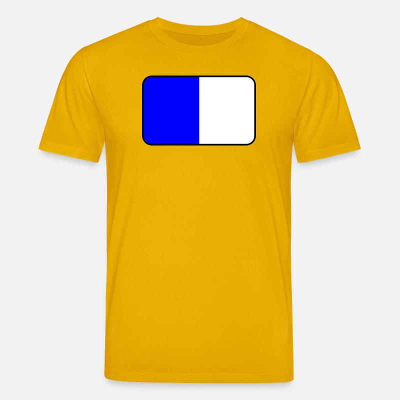 Emblème du drapeau de Spa - T-shirt bio CREATOR Stanley/Stella Unisexe - jaune spectre