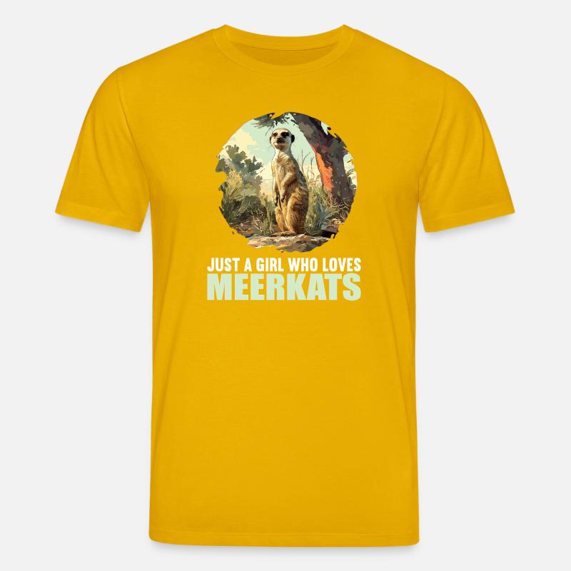 Suricate Erdmännchen - T-shirt bio CREATOR Stanley/Stella Unisexe - jaune spectre