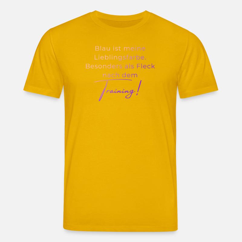 Voltigieren Training: Lustiger Volti Spruch - Stanley/Stella Unisex Bio-T-Shirt CREATOR  - Spektralgelb