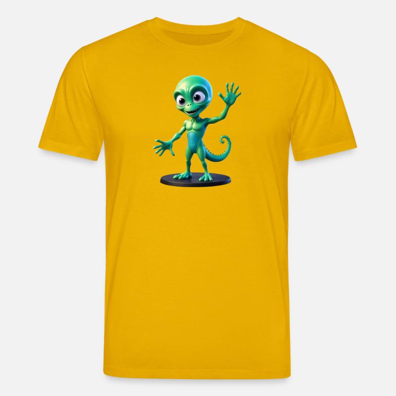 Emerald Galactic Scout - Stanley/Stella Unisex Bio-T-Shirt CREATOR  - Spektralgelb