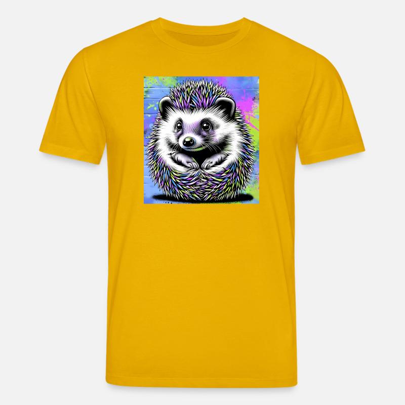 hérisson - T-shirt bio CREATOR Stanley/Stella Unisexe - jaune spectre