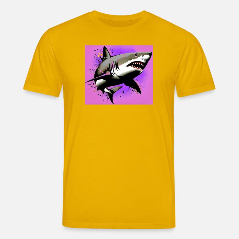 Requin - T-shirt bio CREATOR Stanley/Stella Unisexe - jaune spectre
