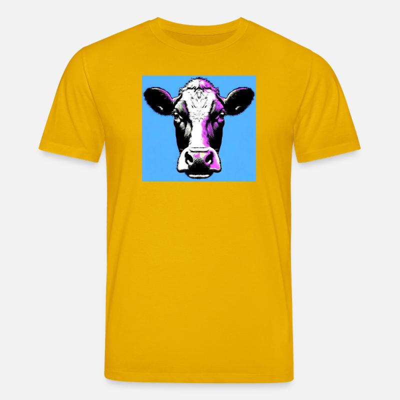 vache - T-shirt bio CREATOR Stanley/Stella Unisexe - jaune spectre