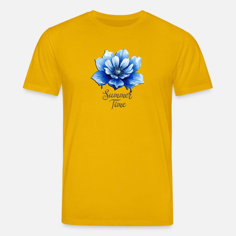 Blue Blossom – Heure avancée - T-shirt bio CREATOR Stanley/Stella Unisexe - jaune spectre