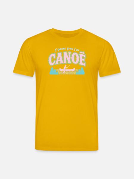 J'peux pas j'ai CANOE - T-shirt bio CREATOR Stanley/Stella Unisexe - jaune spectre