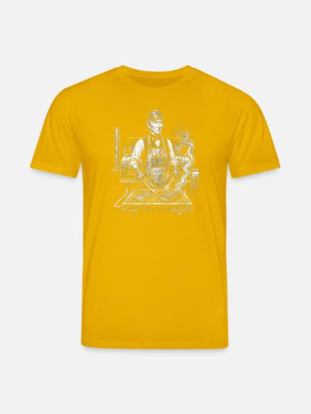 John Tyler grilling - Stanley/Stella CREATOR Unisex Organic T-Shirt - spectra yellow