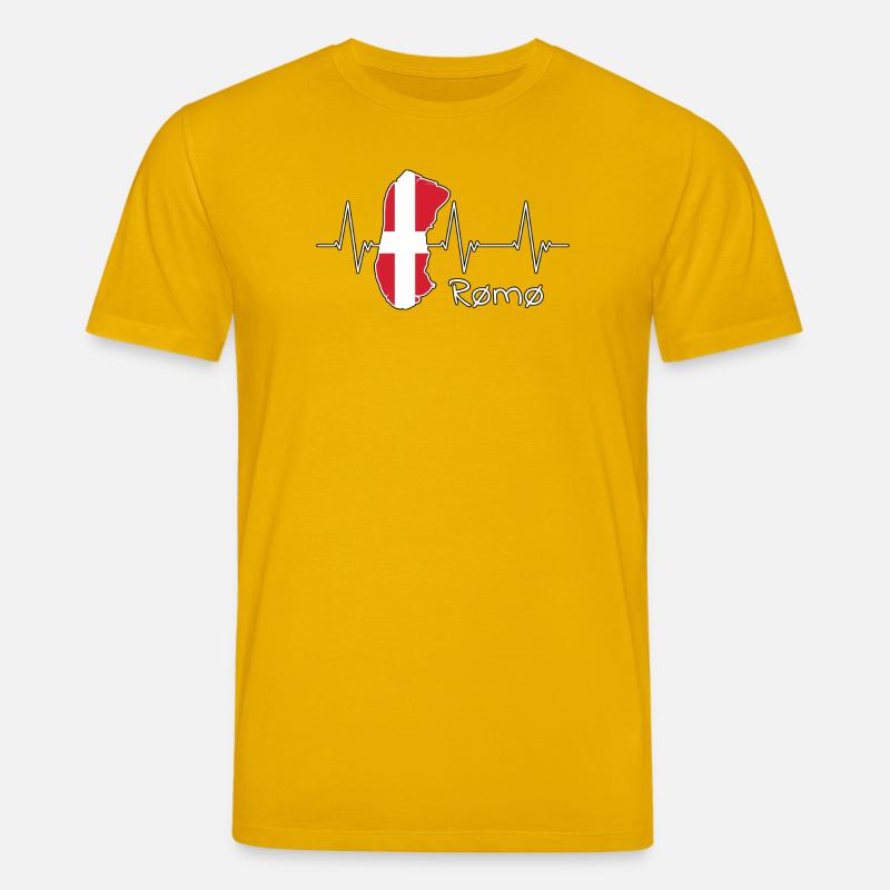 Rømø Römö Dänemark Denmark Insel Design - Stanley/Stella Unisex Bio-T-Shirt CREATOR - Spektralgelb