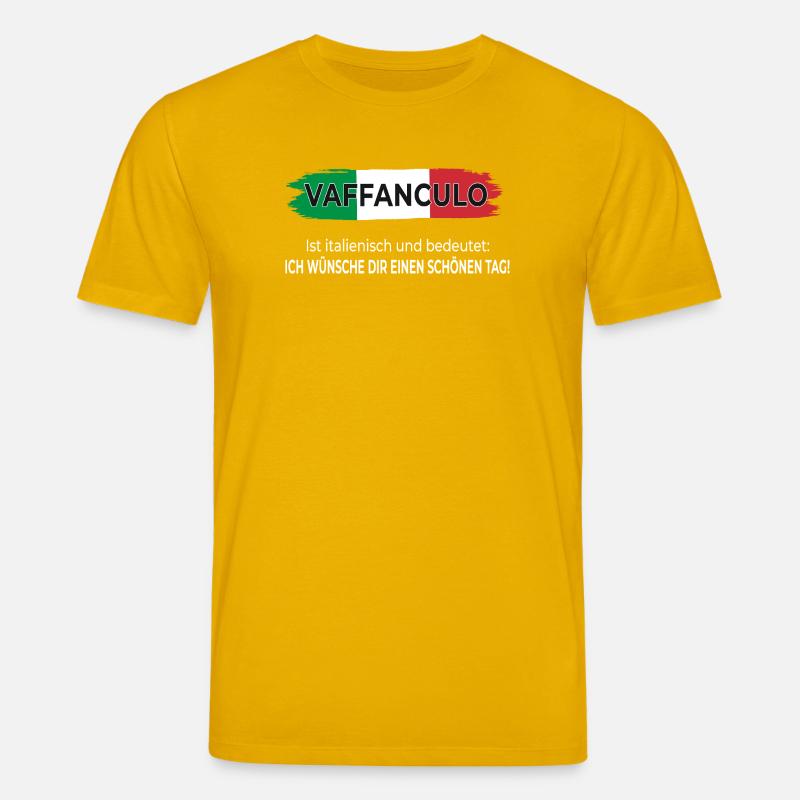 Vaffanculo – Have a nice day - Stanley/Stella CREATOR Unisex Organic T-Shirt - spectra yellow