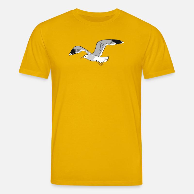 moewe vogel strand - Stanley/Stella Unisex Bio-T-Shirt CREATOR  - Spektralgelb