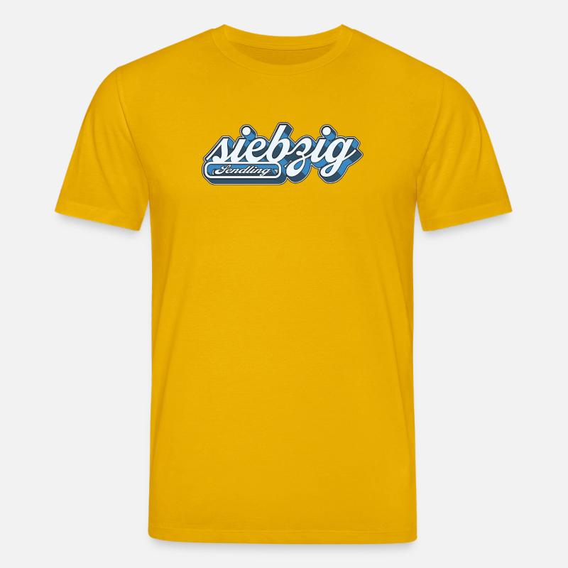 Sendling siebzig Retro München089 Minga 089  - Stanley/Stella Unisex Bio-T-Shirt CREATOR  - Spektralgelb