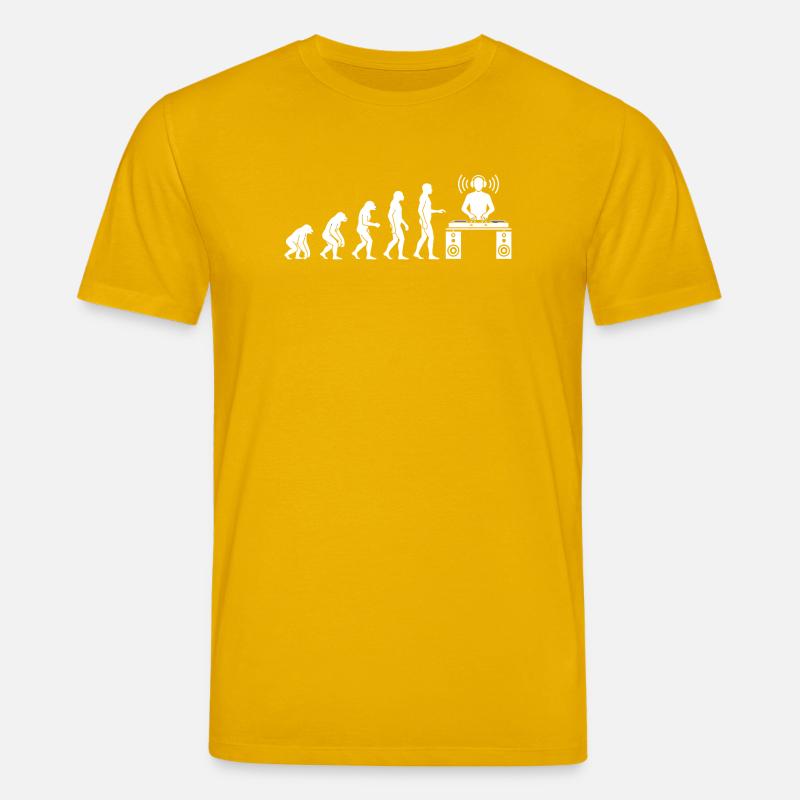 Evolution der Beats: DJ-Frontier - Stanley/Stella Unisex Bio-T-Shirt CREATOR - Spektralgelb