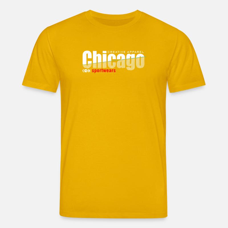 Dynamisches Sportdesign mit moderner Schärfe - Stanley/Stella Unisex Bio-T-Shirt CREATOR - Spektralgelb