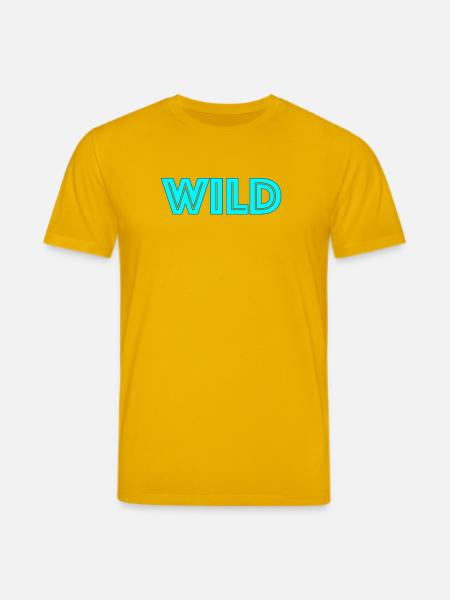 Lettrage néon sauvage - T-shirt bio CREATOR Stanley/Stella Unisexe - jaune spectre