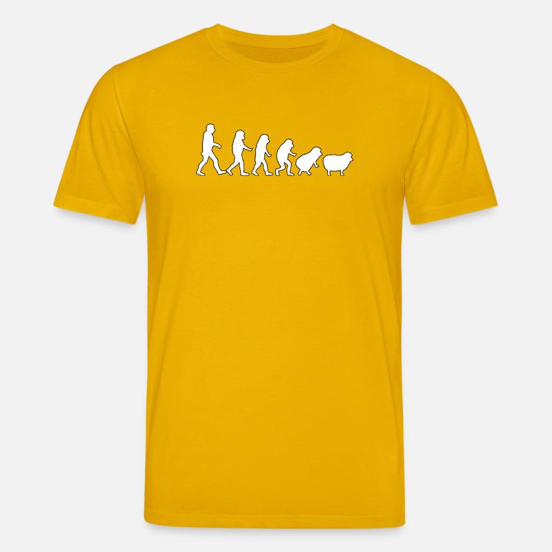 Evolution zum Schaf: Herdendenkweise - Stanley/Stella Unisex Bio-T-Shirt CREATOR  - Spektralgelb
