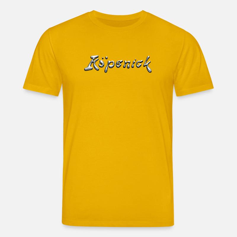 Köpenick Liquid Chrome Typography - Stanley/Stella Unisex Bio-T-Shirt CREATOR  - Spektralgelb