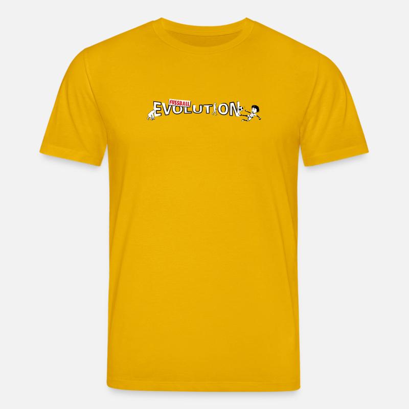 Football Evolution | Evolution Design - Stanley/Stella CREATOR Unisex Organic T-Shirt - spectra yellow