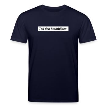 Déclaration sur le paysage urbain Merz Démocratie Diversité - T-shirt bio CREATOR Stanley/Stella Unisexe - marine - Devant