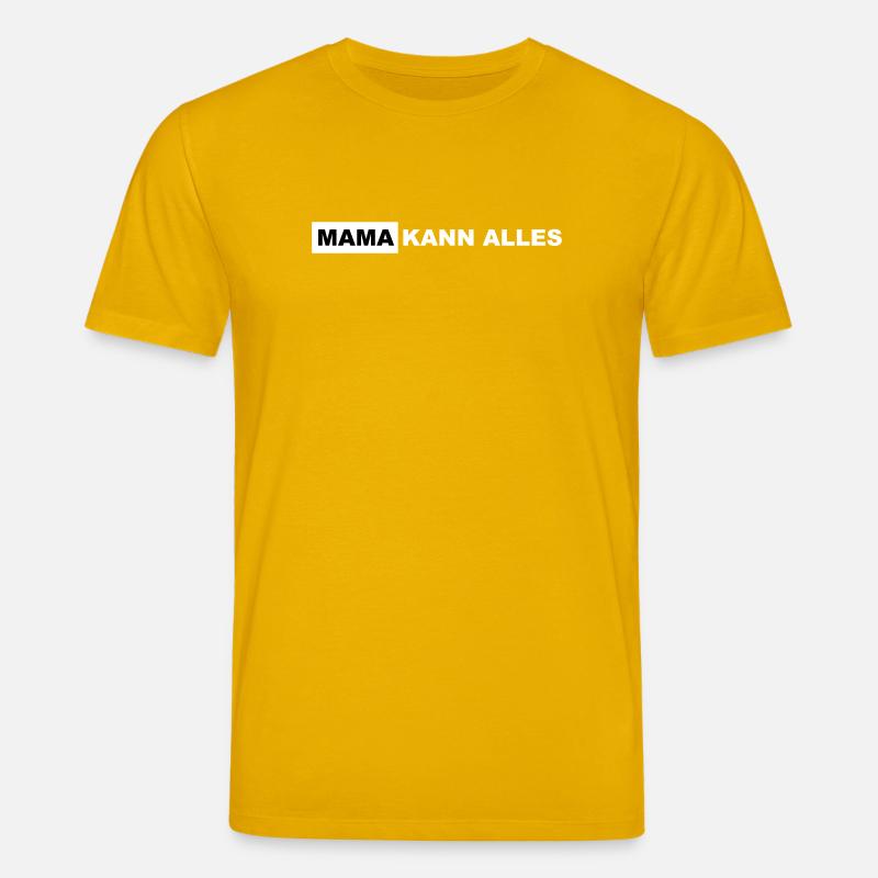 Mama Kann Alles Power Mutti - Stanley/Stella Unisex Bio-T-Shirt CREATOR - Spektralgelb